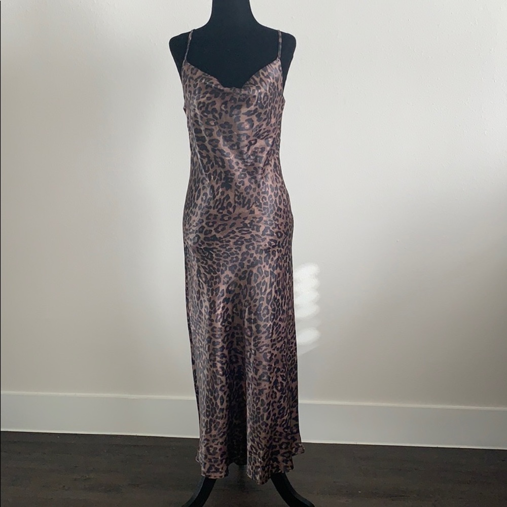 Leopard Slip Dress